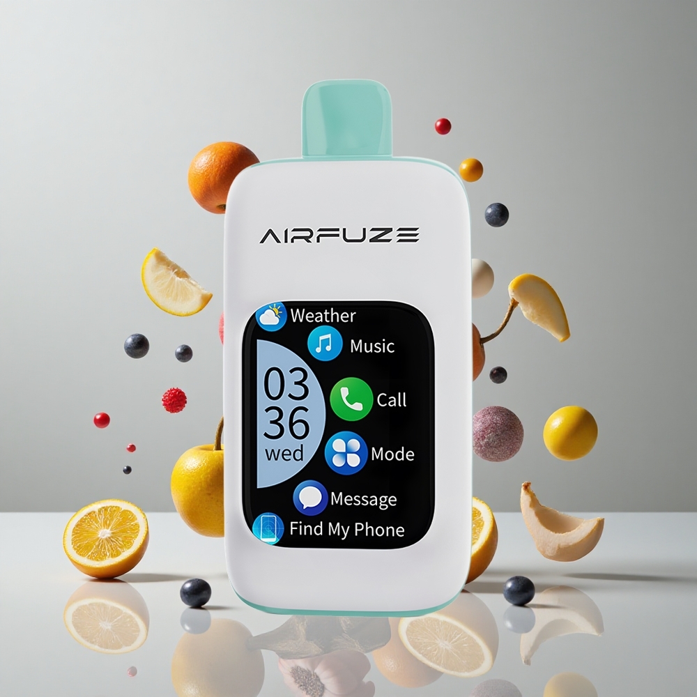 AirFuze Smart 30000 Puffs Dispositivo Vape Arcoíris Explosión de Frutas Pantalla Táctil 2.01" vape wholesale Peru