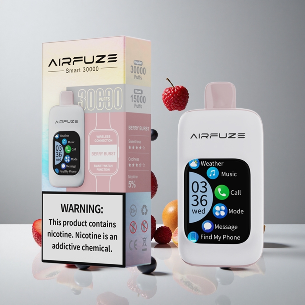 AirFuze Smart 30000 Puffs Explosión de Bayas Pantalla Táctil 2.01\" TFT vape wholesale Peru
