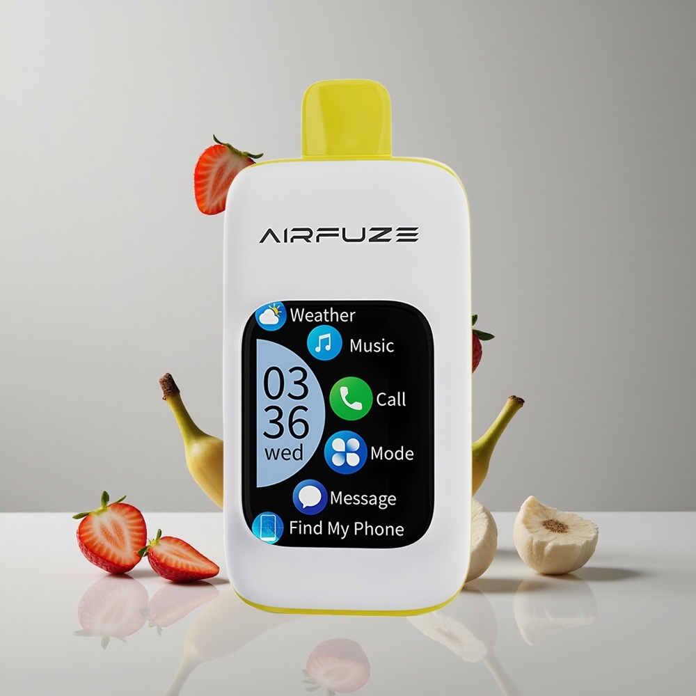 AirFuze Smart 30000 Puffs Fresa Plátano 2.01" Pantalla Táctil vape wholesale Peru