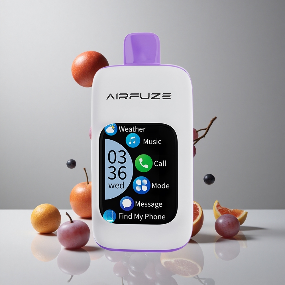 AirFuze Smart 30000 Puffs Pod Desechable Uva Explosiva Pantalla Táctil vape wholesale Peru