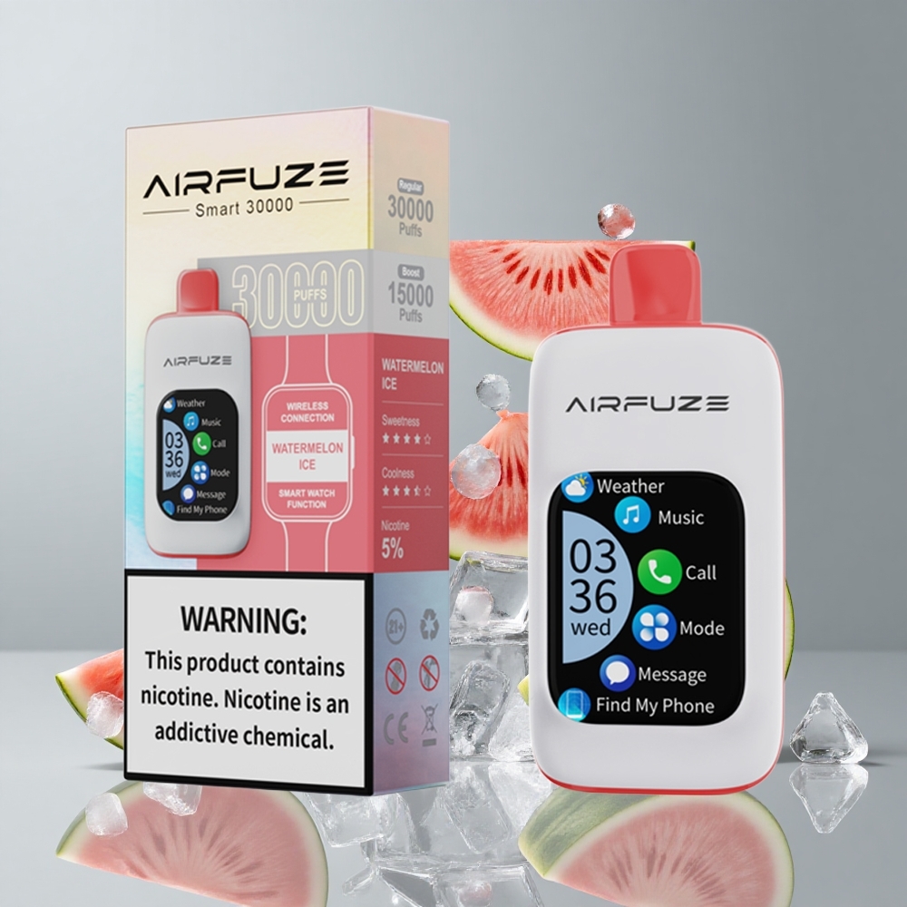 AirFuze Smart 30000 Puffs Sandía Hielo Pantalla Táctil 2.01\" vape wholesale Peru