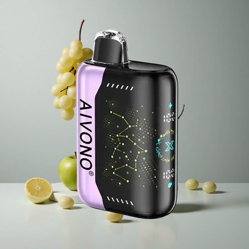 Aivono AIM BOOM 25000 Puffs Manzana Verde Uva 28ml Capacidad Tipo-C vape wholesale Peru