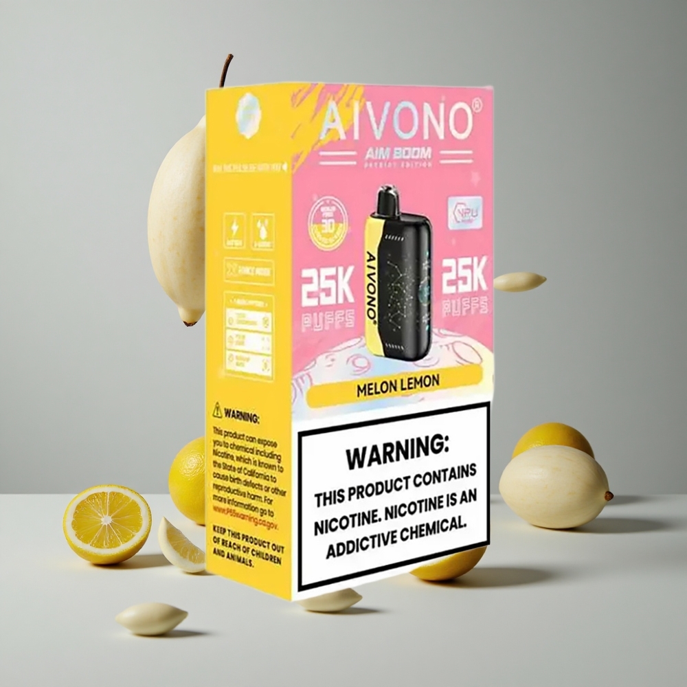 Aivono AIM BOOM 25000 Puffs Melón Limón 28ml vape wholesale Peru