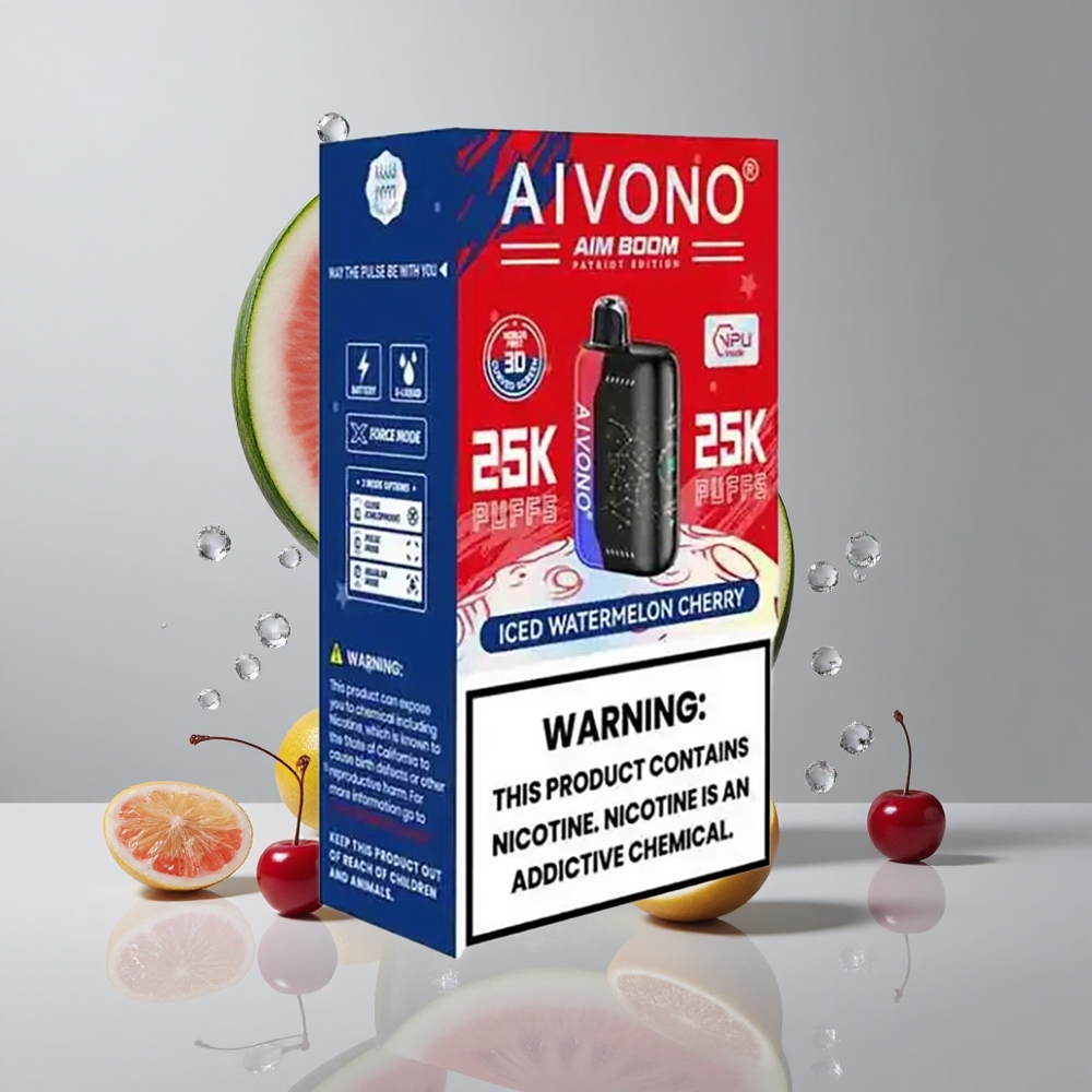 Aivono AIM BOOM 25000 Puffs Sandía Cereza Helada 28ml Capacidad vape wholesale Peru