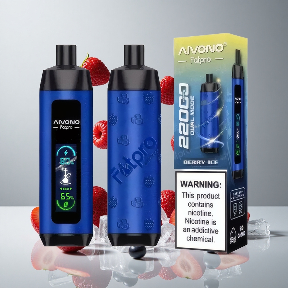 Aivono AIM FATPRO 22000 Puffs Berry Ice (Baya Hielo) 28ml E-líquido vape wholesale Peru