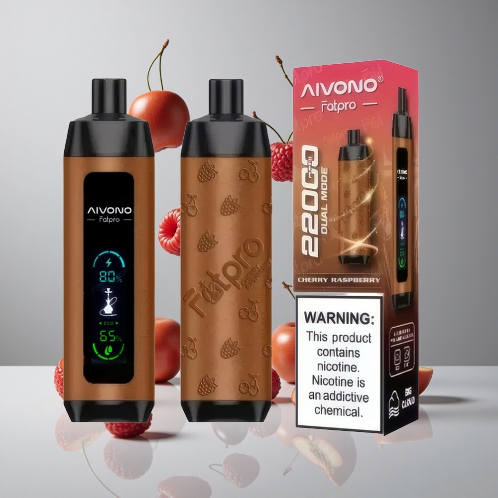 Aivono AIM FATPRO 22000 Puffs Cereza Frambuesa 28ml E-líquido vape wholesale Peru
