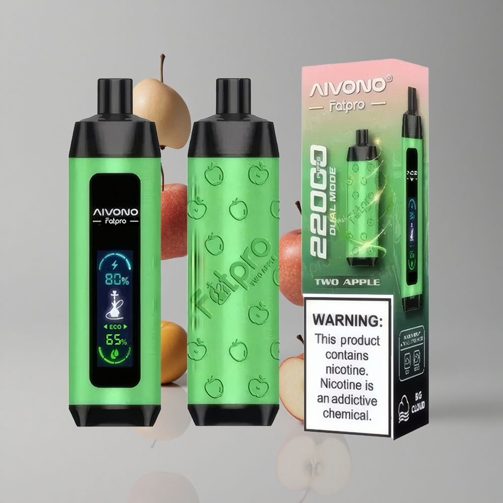 Aivono AIM FATPRO 22000 Puffs Dos Manzanas 28ml E-líquido Recargable vape wholesale Peru