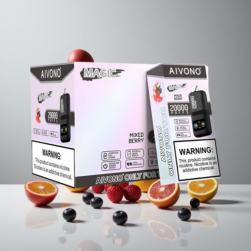 Aivono AIM MAGIC 20000 Puffs Bayas Mixtas Dual Mesh Coils vape wholesale Peru