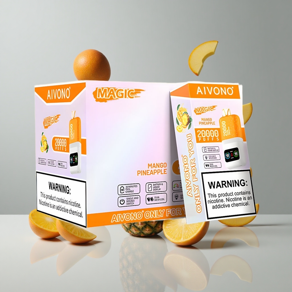 Aivono AIM MAGIC 20000 Puffs Combo Mango Piña 26ml Dual Mesh Coils vape wholesale Peru