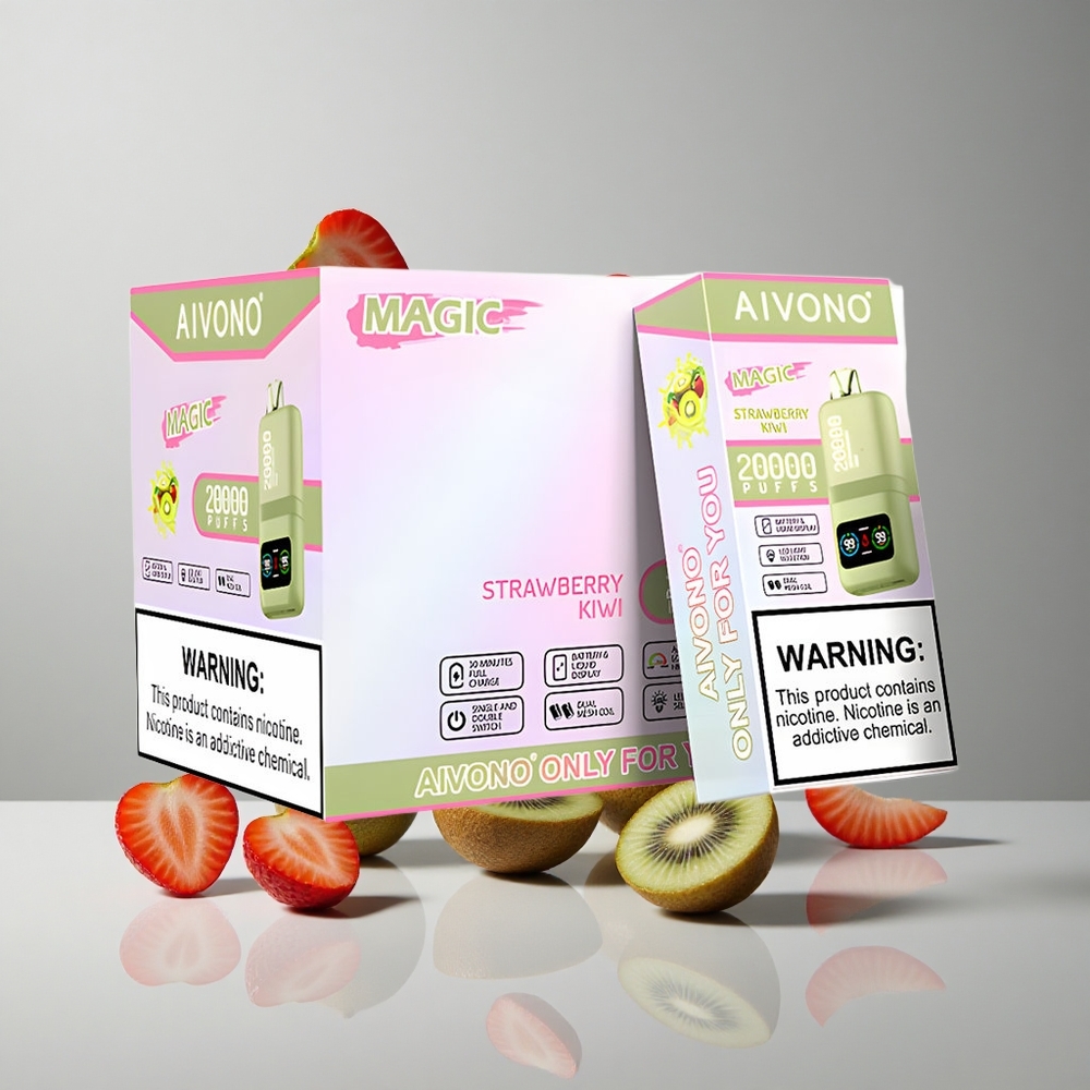 Aivono AIM MAGIC 20000 Puffs Fresa Kiwi 26ml Recargable vape wholesale Peru
