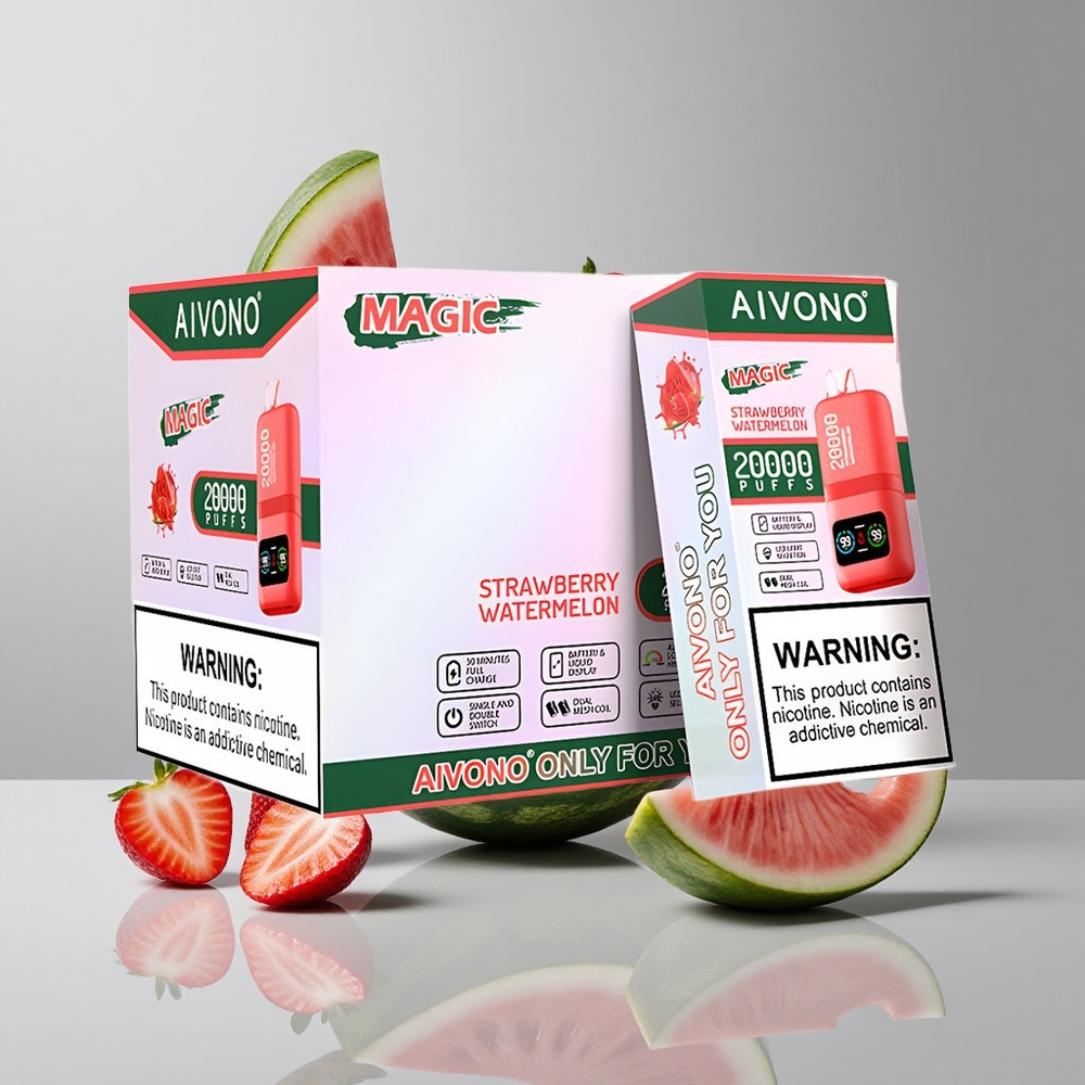 Aivono AIM MAGIC 20000 Puffs Fresa Sandía Dual Mesh Coils vape wholesale Peru