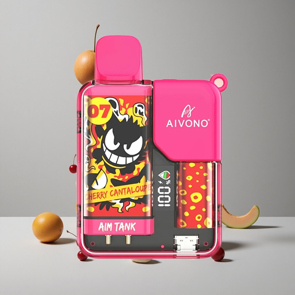 Aivono AIM-TANK 9500 Puffs Cereza Melón 18ml Capacidad de E-líquido vape wholesale Peru