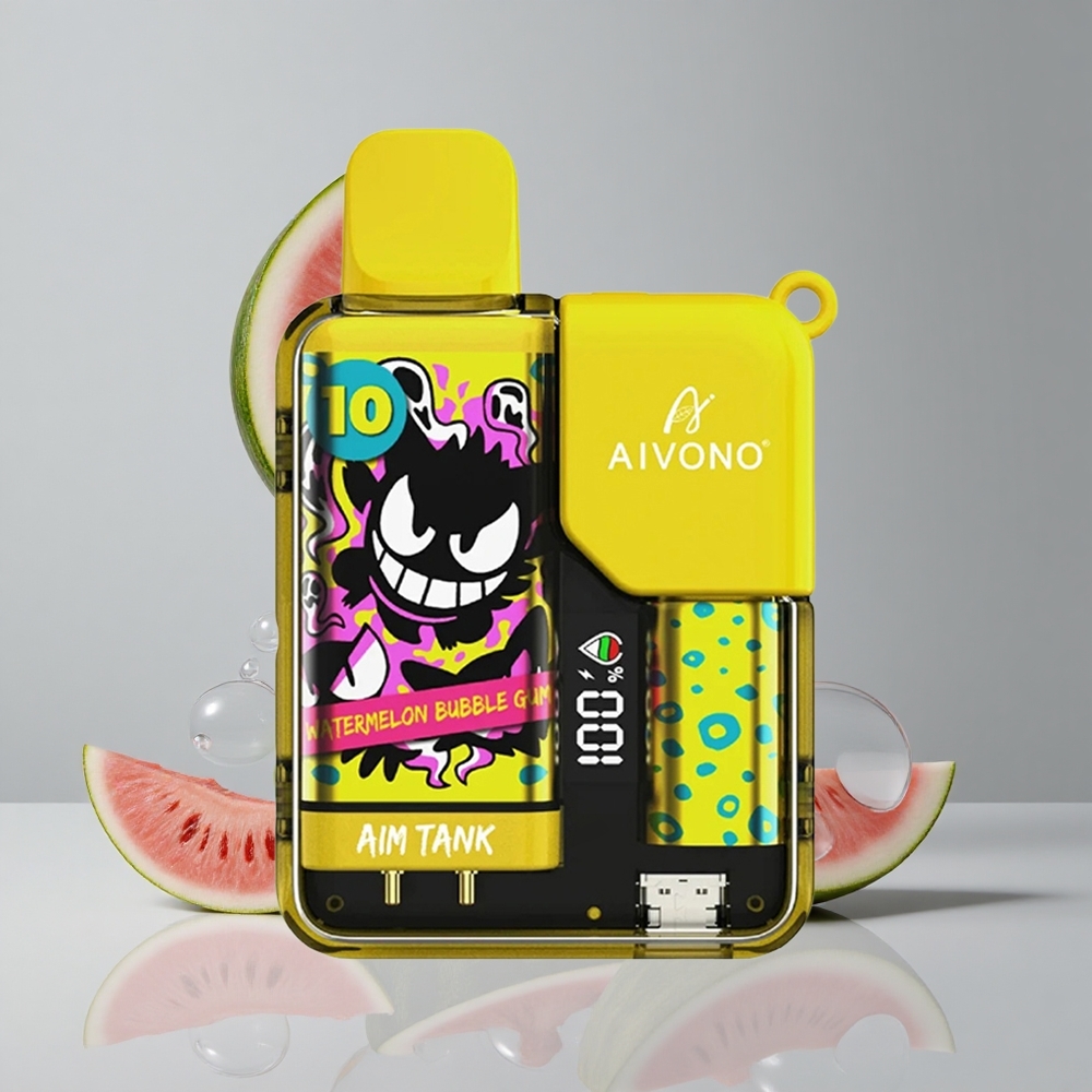Aivono AIM-TANK 9500 Puffs Chicle Sandía 18ml Capacidad vape wholesale Peru