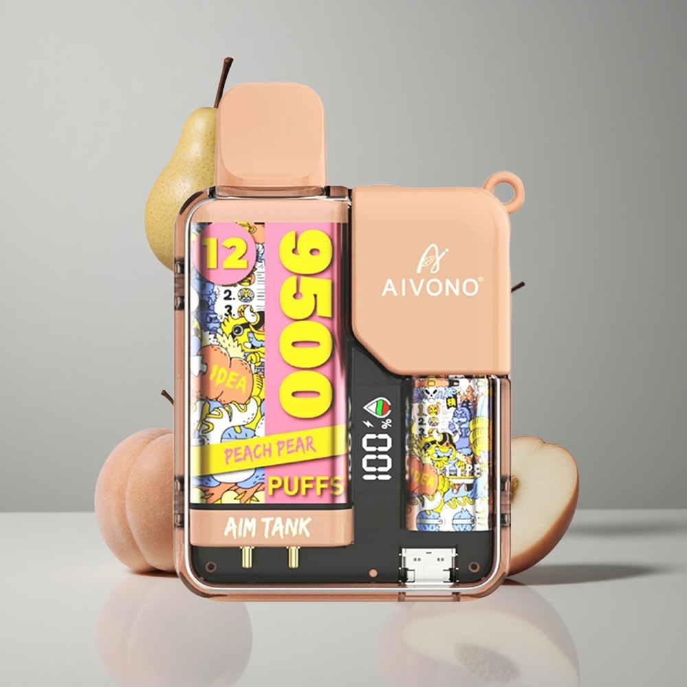 Aivono AIM-TANK 9500 Puffs Durazno Pera 18ml Capacidad de E-líquido vape wholesale Peru