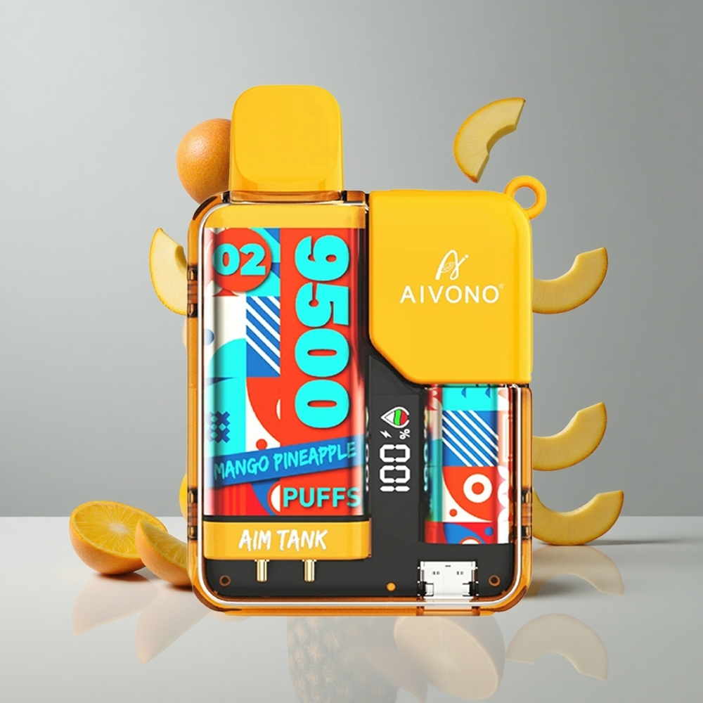 Aivono AIM-TANK 9500 Puffs Mango Piña 18ml Capacidad de E-líquido vape wholesale Peru