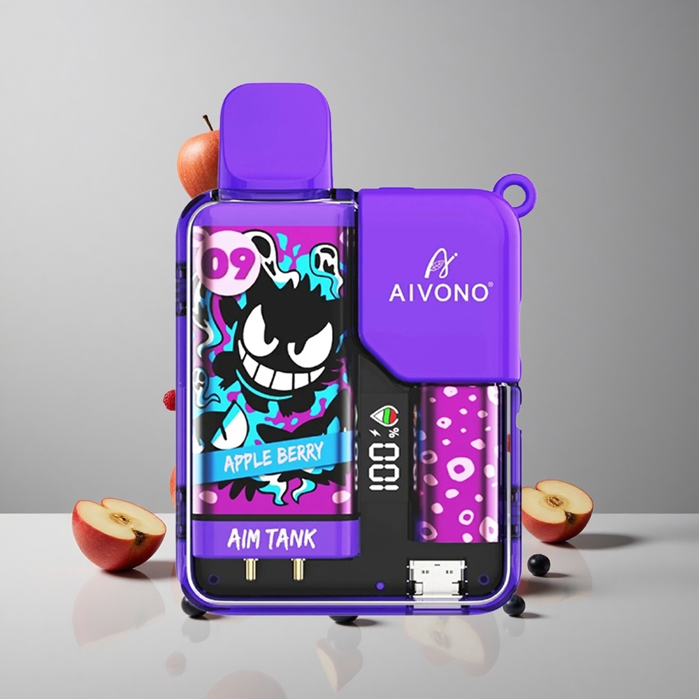 Aivono AIM-TANK 9500 Puffs Manzana Baya 18ml Capacidad de E-líquido vape wholesale Peru