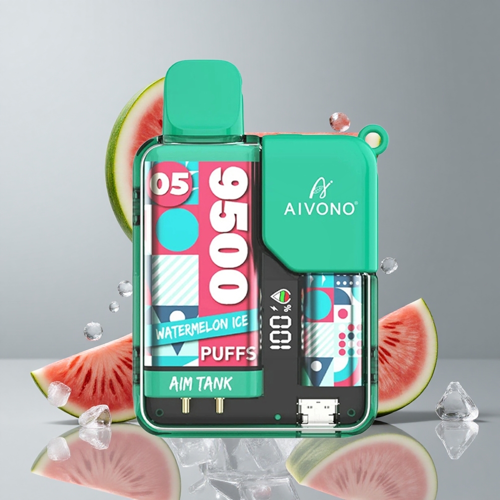 Aivono AIM-TANK 9500 Puffs Sandía Hielo 18ml Capacidad vape wholesale Peru