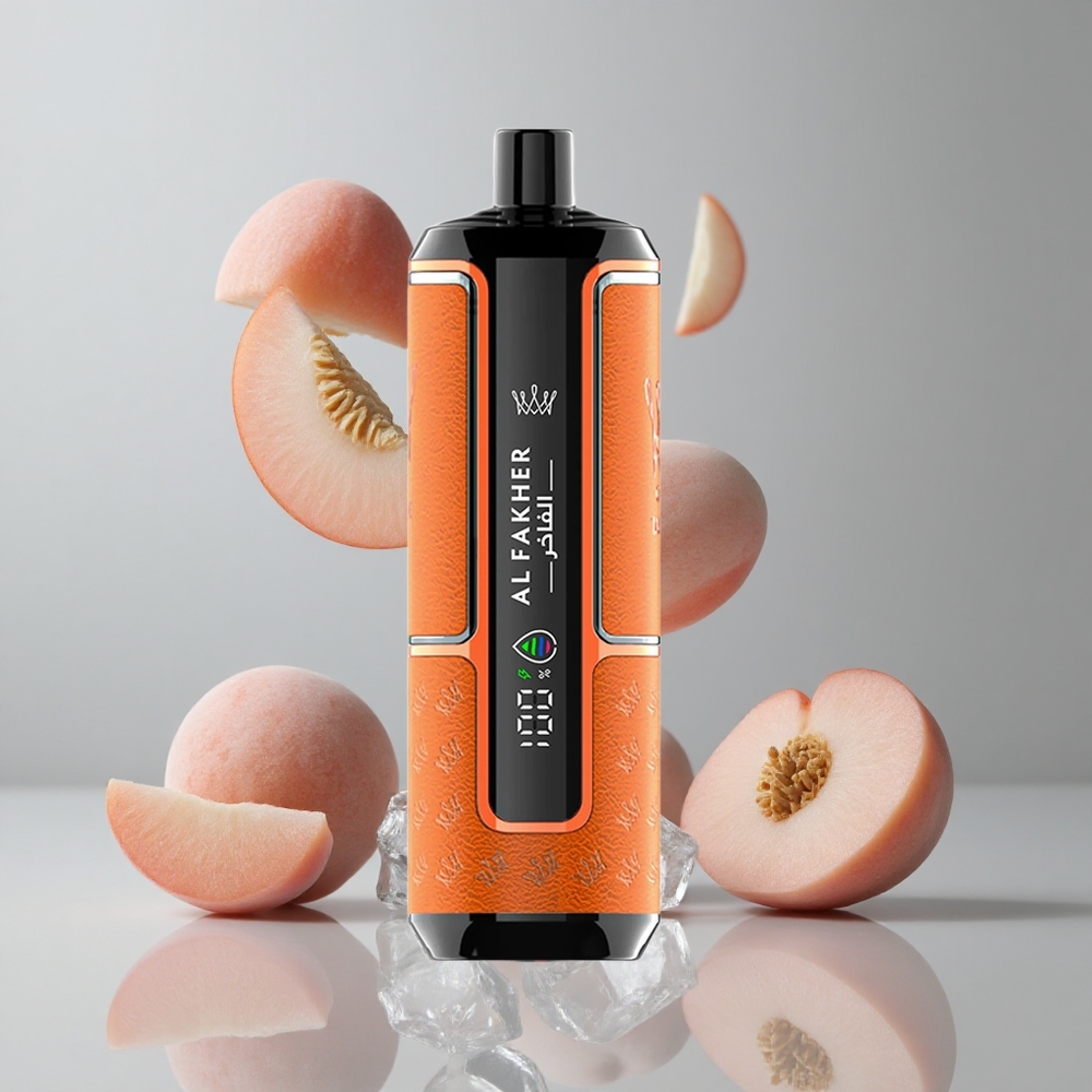 Al Fakher Crown Bar 15K Hypermax Desechable Peach Ice 15000 Puffs 22ml vape wholesale Peru