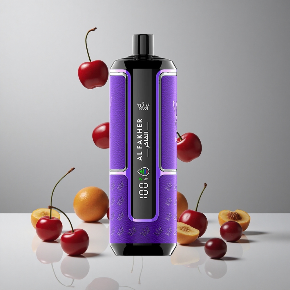 Al Fakher Crown Bar 15K Hypermax Desechable Vape Kit Cherry Fiesta 22ml 15000 Puffs vape wholesale Peru