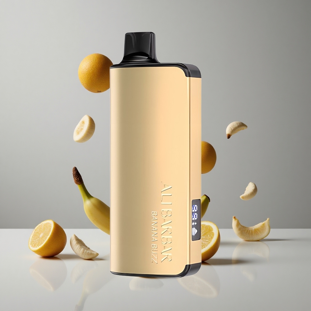 Alibarbar Ingot 9000 Puffs Banana Buzz Plátano 22ml E-líquido vape wholesale Peru