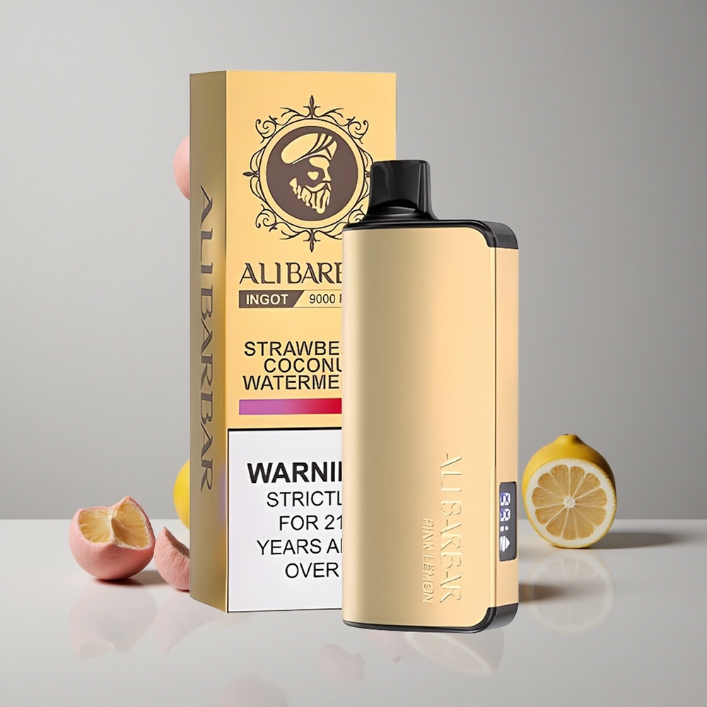 Alibarbar Ingot 9000 Puffs Limón Rosa 22ml Capacidad de Líquido vape wholesale Peru