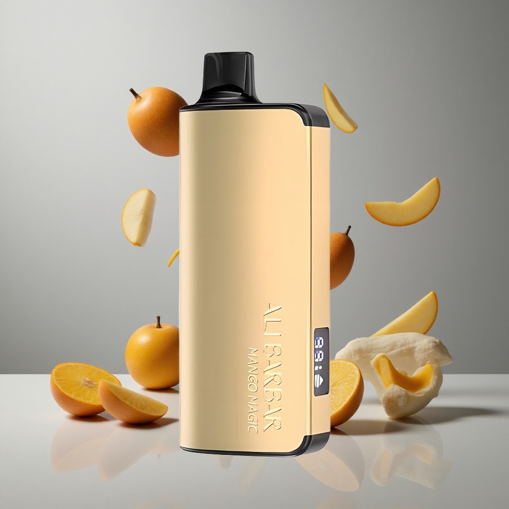 Alibarbar Ingot 9000 Puffs Mango Mágico 22ml Capacidad de E-líquido vape wholesale Peru