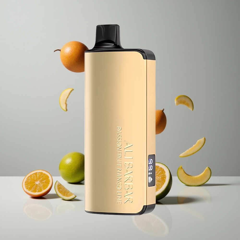 Alibarbar Ingot 9000 Puffs Vape Desechable Maracuyá Mango Lima 22ml Capacidad de E-líquido vape wholesale Peru