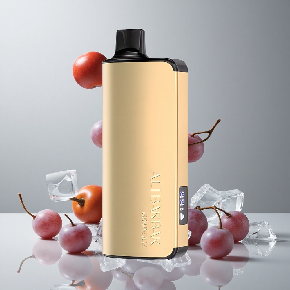 Alibarbar Ingot 9000 Puffs Vape Uva Hielo 22ml LED Display vape wholesale Peru
