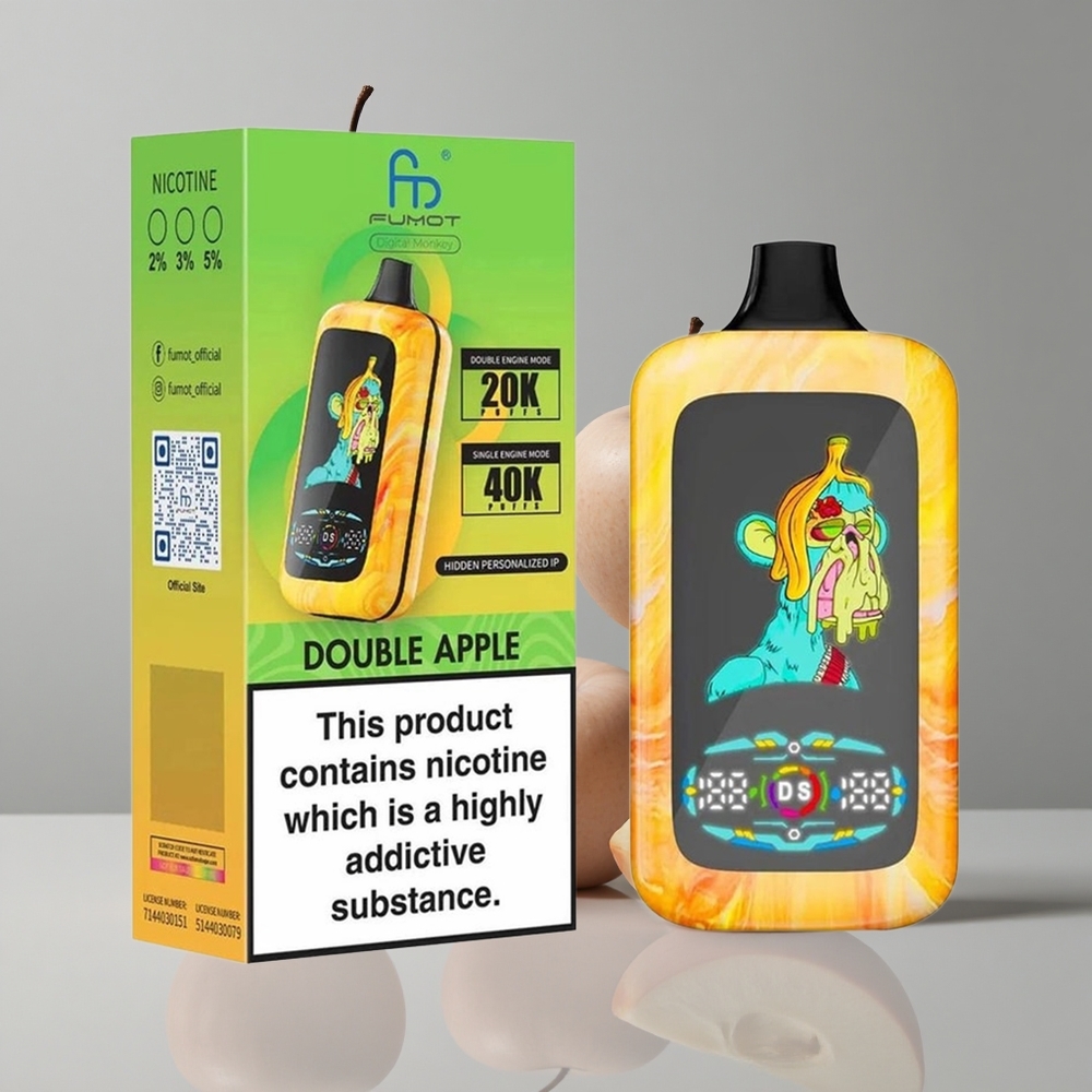 Fumot Digital Monkey 20000/40000 Puffs Doble Manzana Dual Mesh Coil vape wholesale Peru