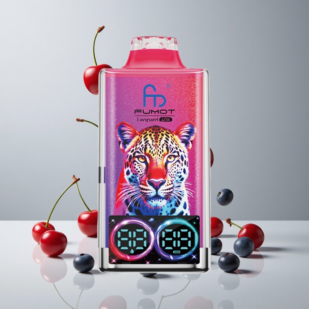 Fumot Leopard 40K Puffs Arándano Cereza Arándano Azul Dual Mesh vape wholesale Peru