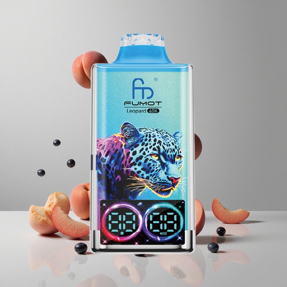 Fumot Leopard 40K Puffs Durazno Baya Dual Mesh Carga Tipo-C vape wholesale Peru
