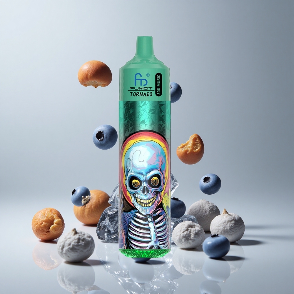 Fumot RandM Tornado 30000 Puffs Arándano Helado 30mL recargable vape wholesale Peru