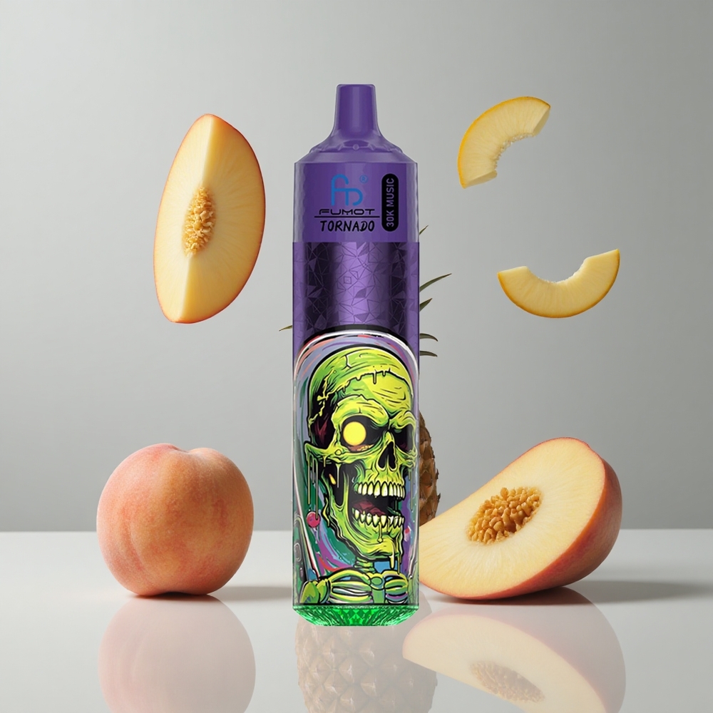 Fumot RandM Tornado 30000 Puffs Durazno Mango Piña 30mL 2% 5% Nicotina vape wholesale Peru