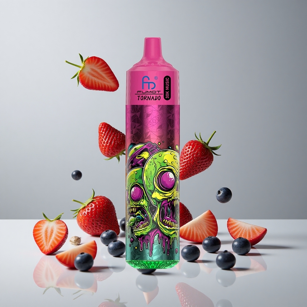 Fumot RandM Tornado 30000 Puffs Fresa Arándano 30mL Recargable vape wholesale Peru