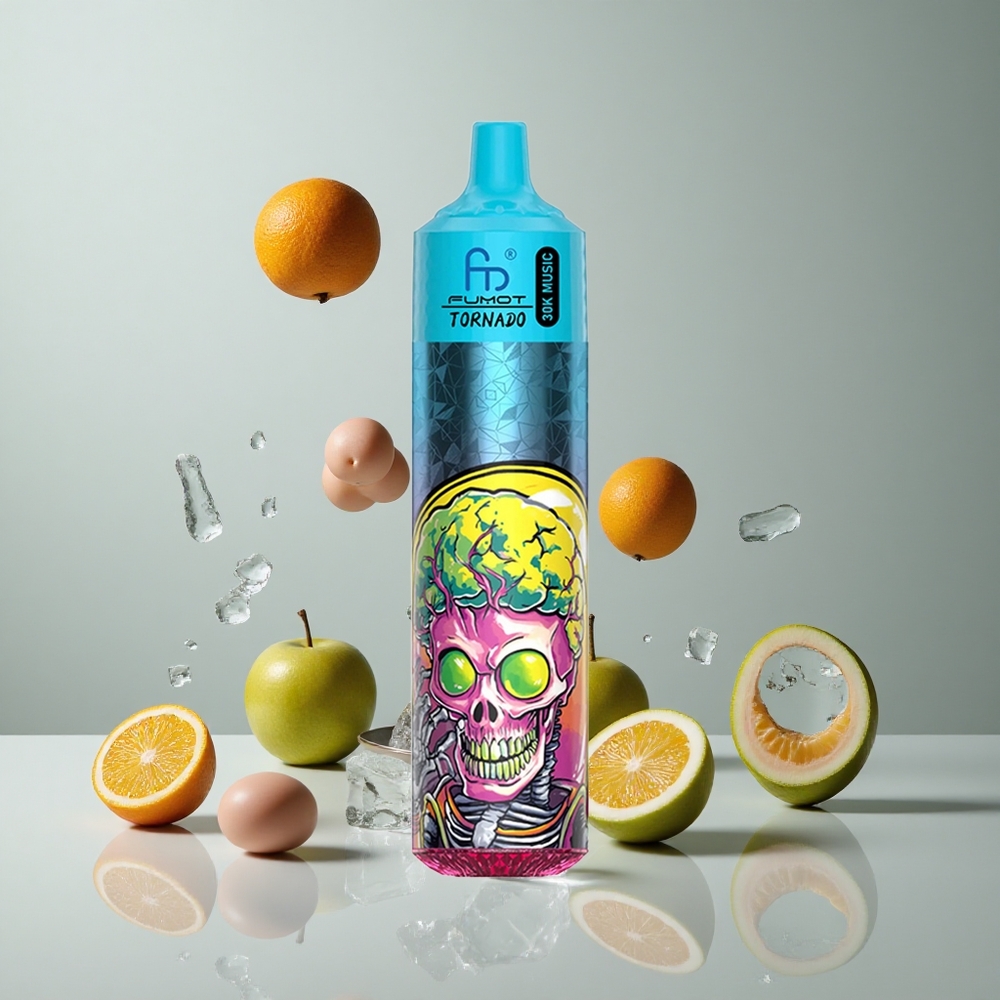 Fumot RandM Tornado 30000 Puffs Menta Hielo 30mL Recargable vape wholesale Peru