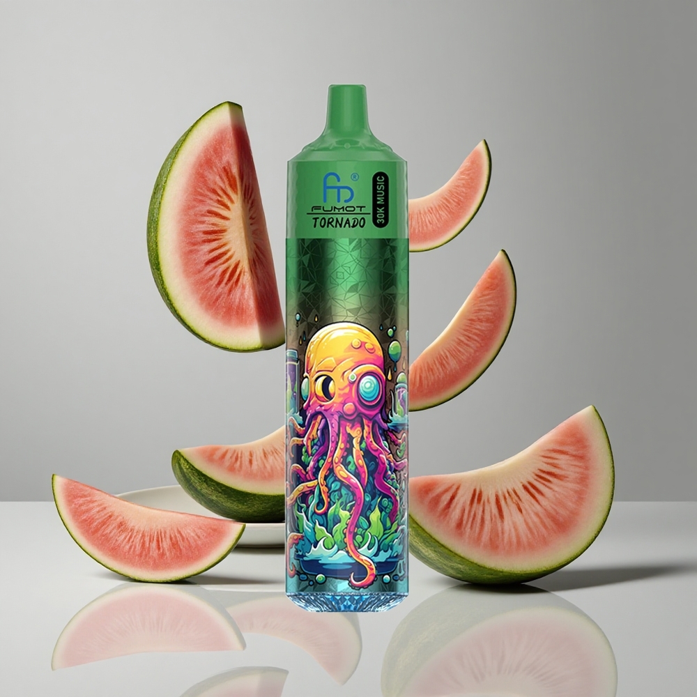 Fumot RandM Tornado 30000 Puffs Sandía Melón 30mL Recargable vape wholesale Peru
