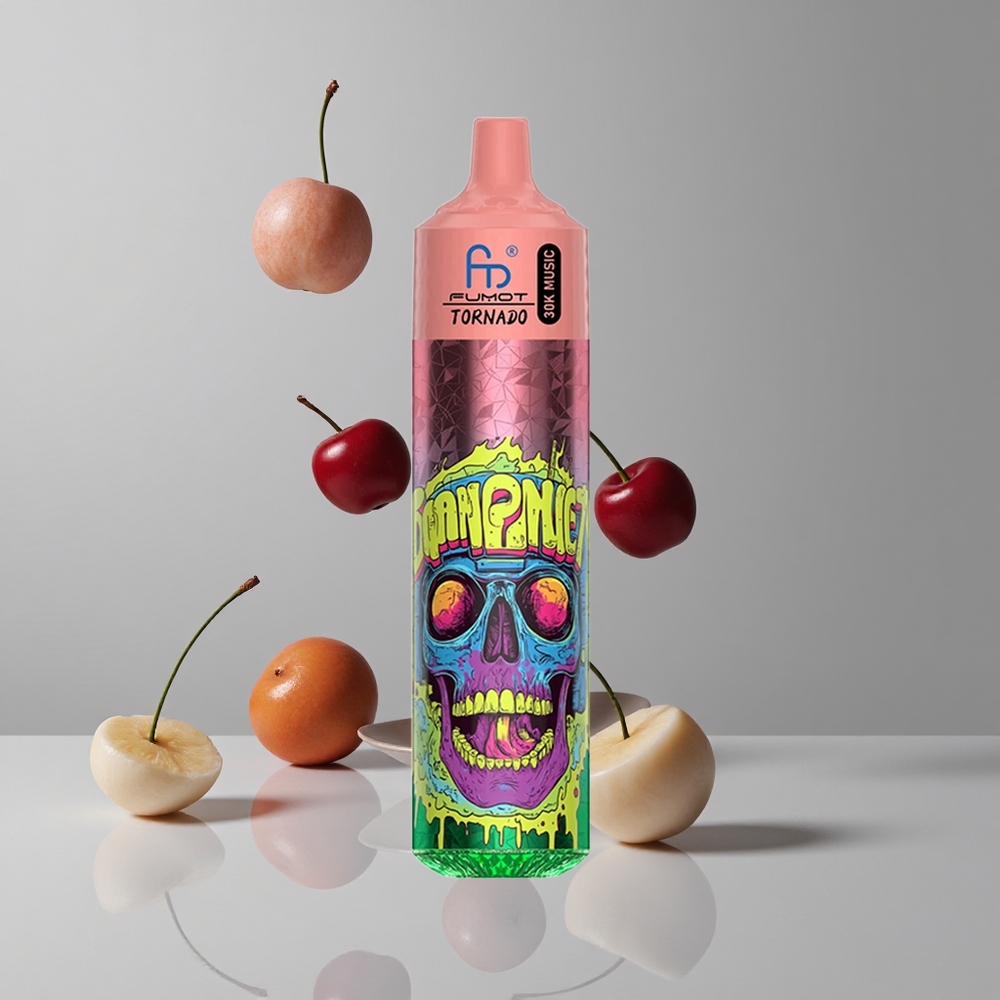 Fumot RandM Tornado 30000 Puffs Triple Cereza 30mL Recargable vape wholesale Peru