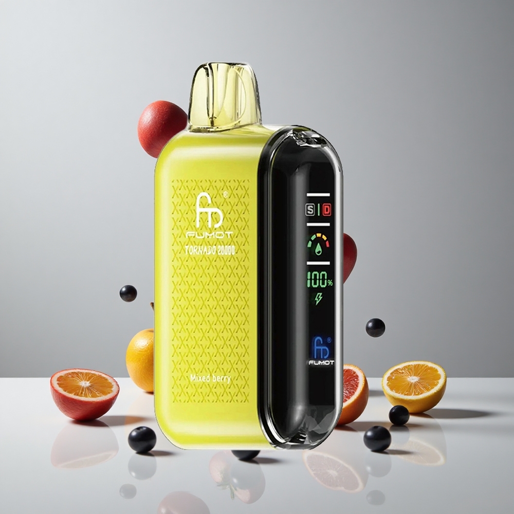 Fumot Tornado 20000 Puffs Baya Mixta 20ml Capacidad vape wholesale Peru