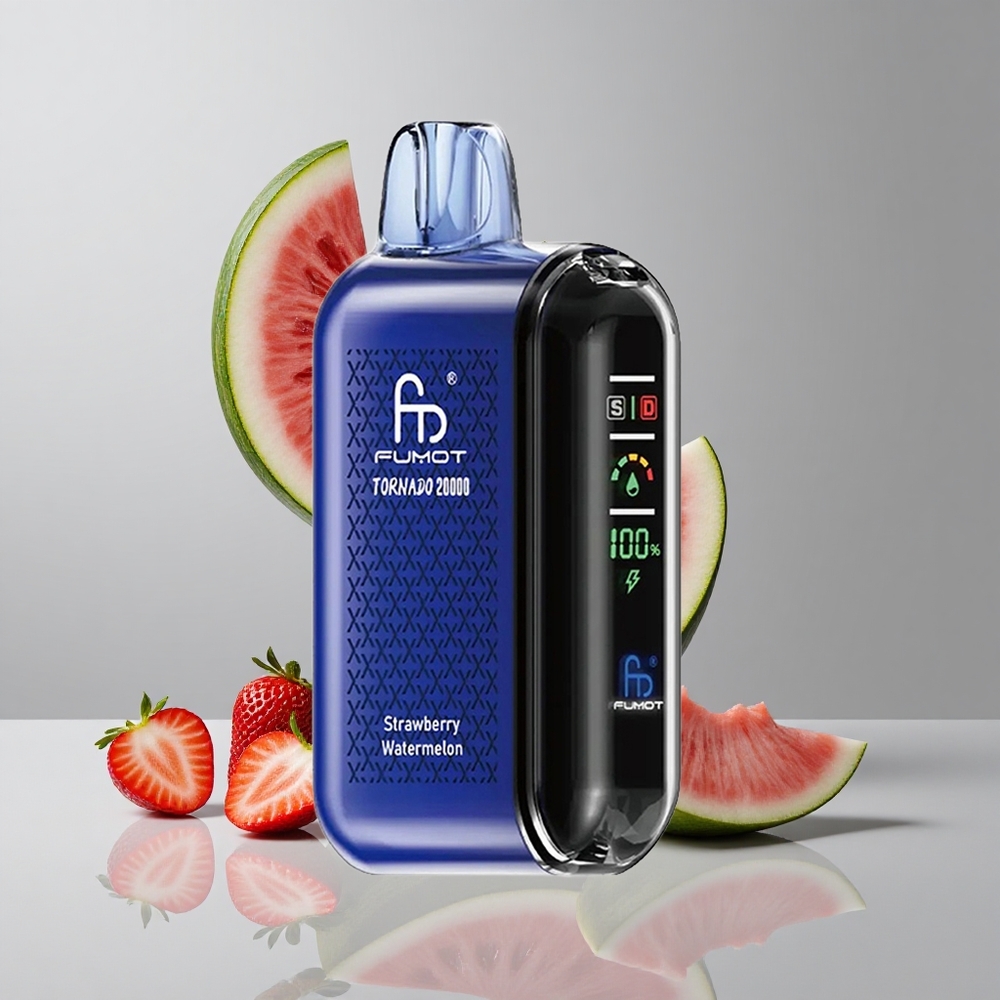 Fumot Tornado 20000 Puffs Fresa Sandía Dual Mesh Coil vape wholesale Peru