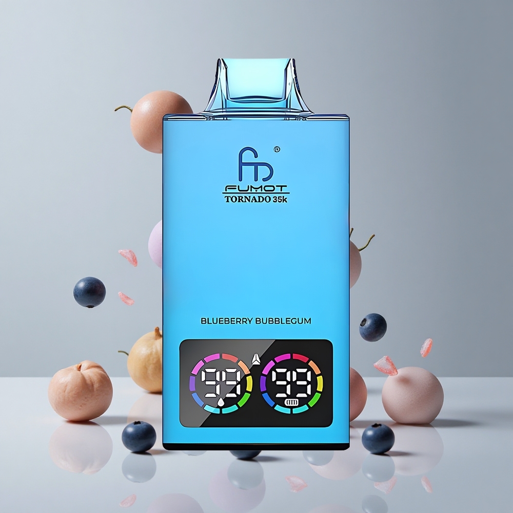 Fumot Tornado 35K 35000 Chicles de Arándano Dual Mesh Coil vape wholesale Peru