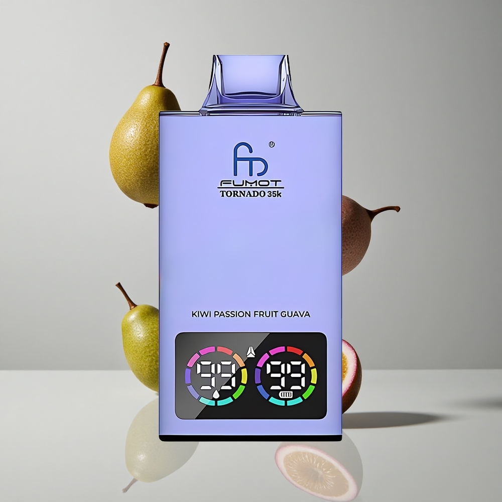 Fumot Tornado 35K 35000 Puffs Kiwi Maracuyá Guayaba Dual Malla RGB vape wholesale Peru