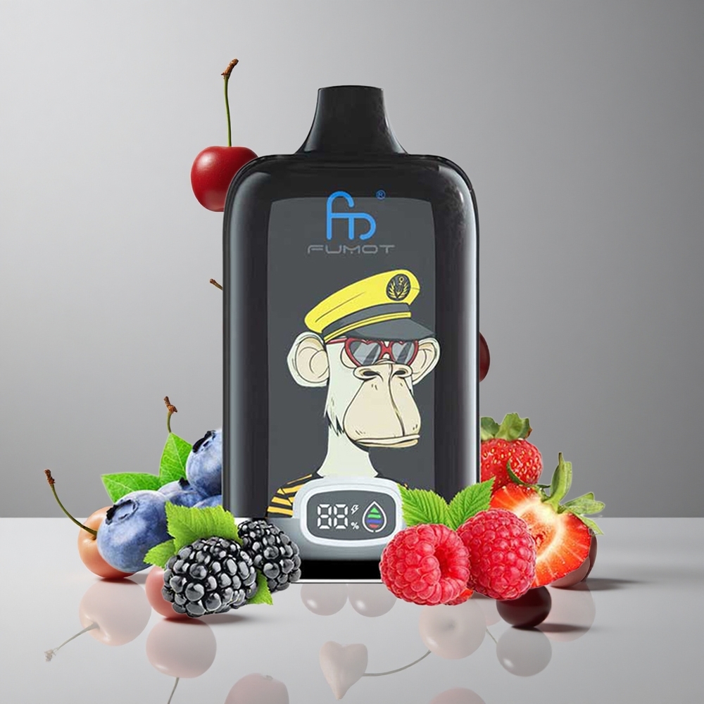 Fumot Tornado Digital Box 12000 Puffs Cereza 20ml Recargable vape wholesale Peru