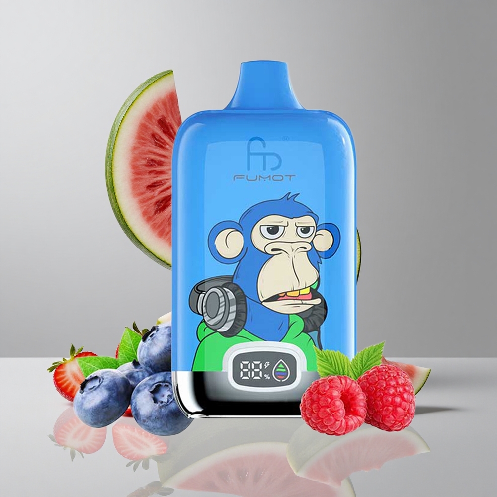 Fumot Tornado Digital Box 12000 Puffs Fresa Sandía 20ml E-Liquid MTL vape wholesale Peru