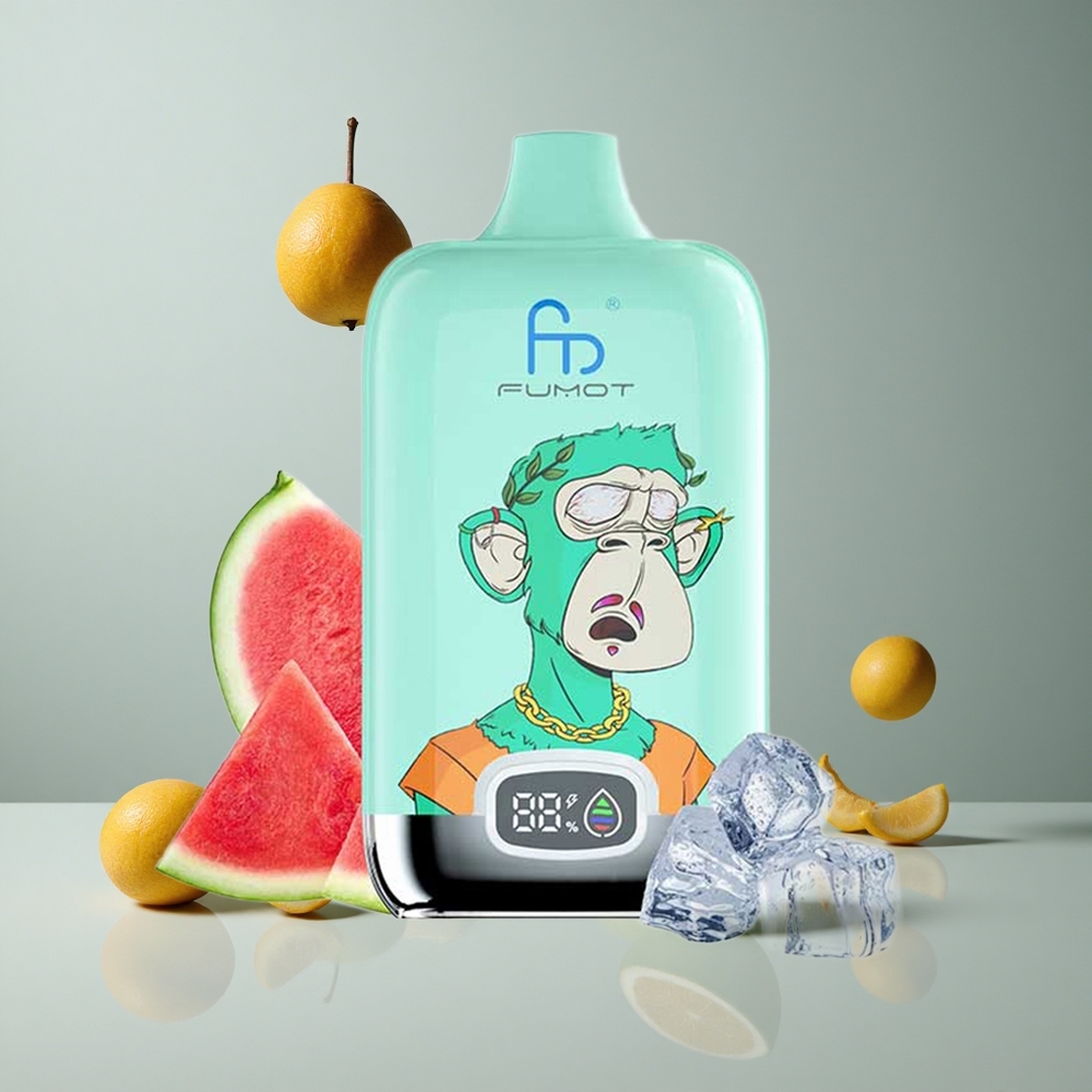 Fumot Tornado Digital Box 12000 Puffs Menta Refrescante 20ml E-Liquid vape wholesale Peru