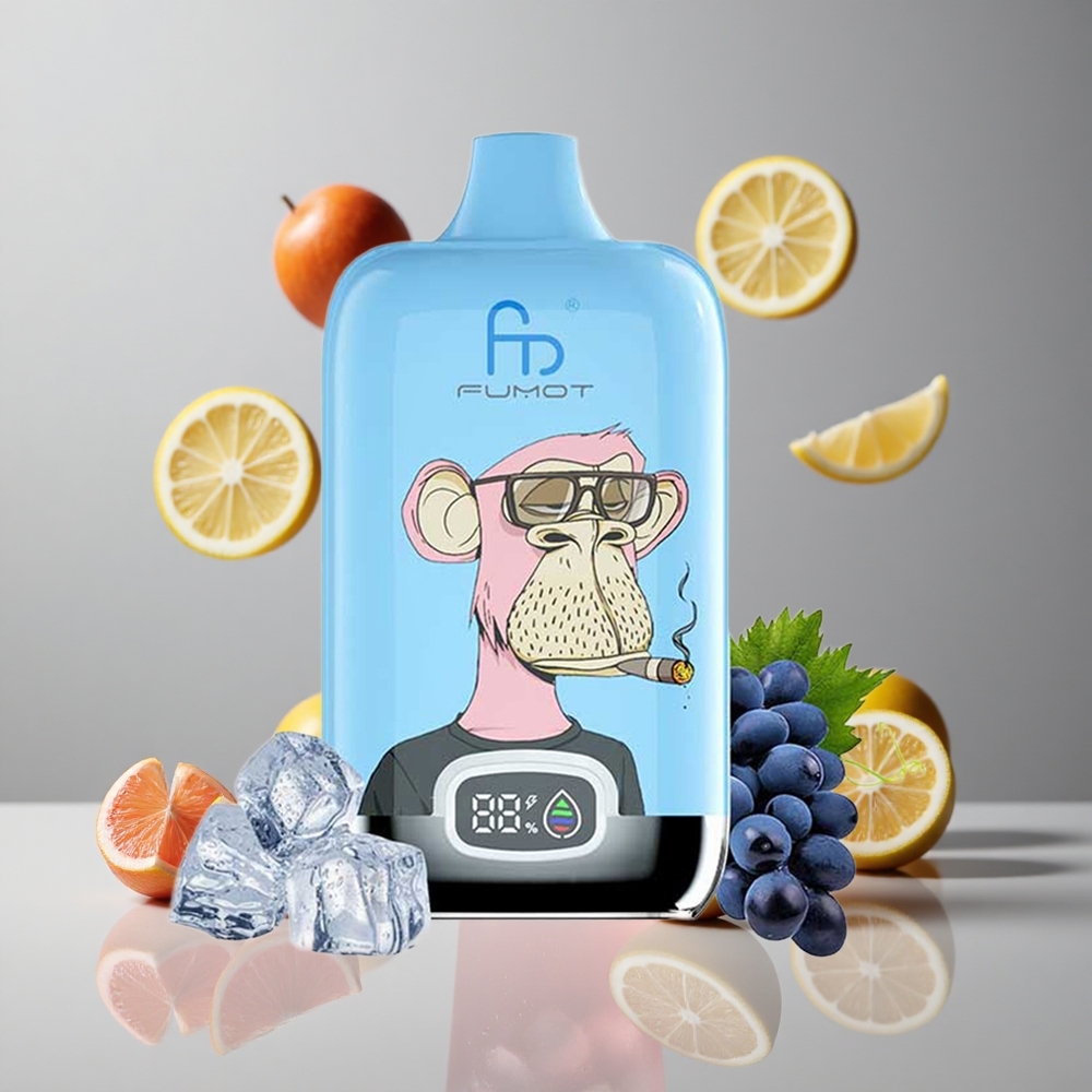 Fumot Tornado Digital Box 12000 Puffs Rosa Limonada 20ml E-Liquid vape wholesale Peru