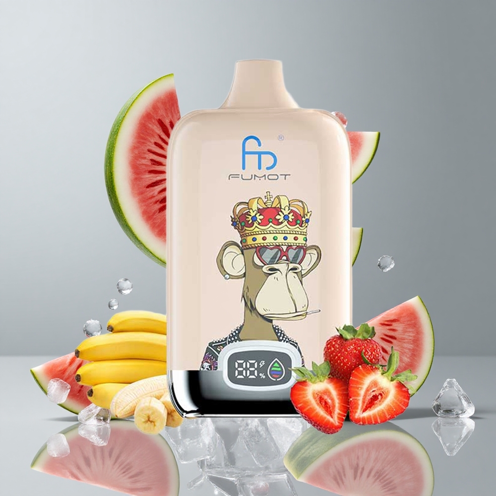 Fumot Tornado Digital Box 12000 Puffs Sandía Hielo 20ml E-Liquid vape wholesale Peru