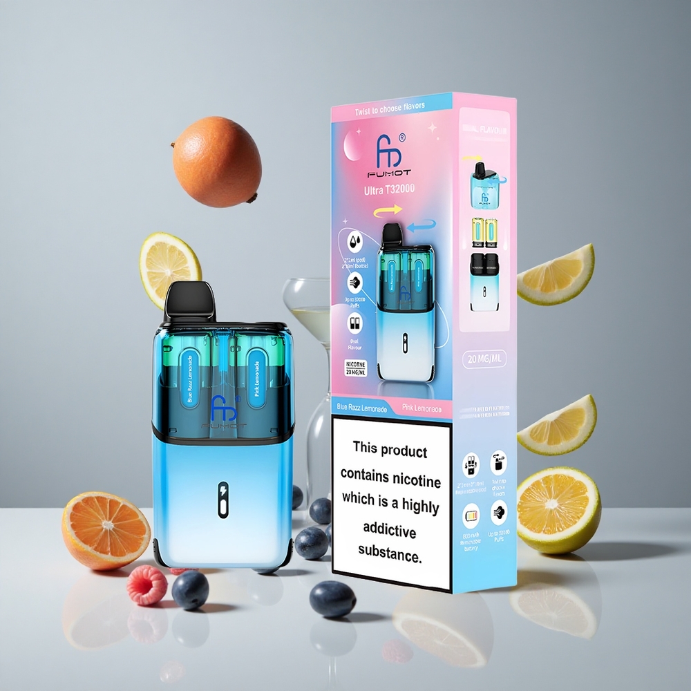 Fumot Ultra T32000 32000 Bocanadas Blue Razz Limonada - Limonada Rosa 800mAh vape wholesale Peru