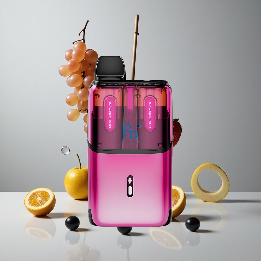 Fumot Ultra T32000 32000 Bocanadas Uva Arcoíris Gotas - Fresa Arcoíris Gotas vape wholesale Peru