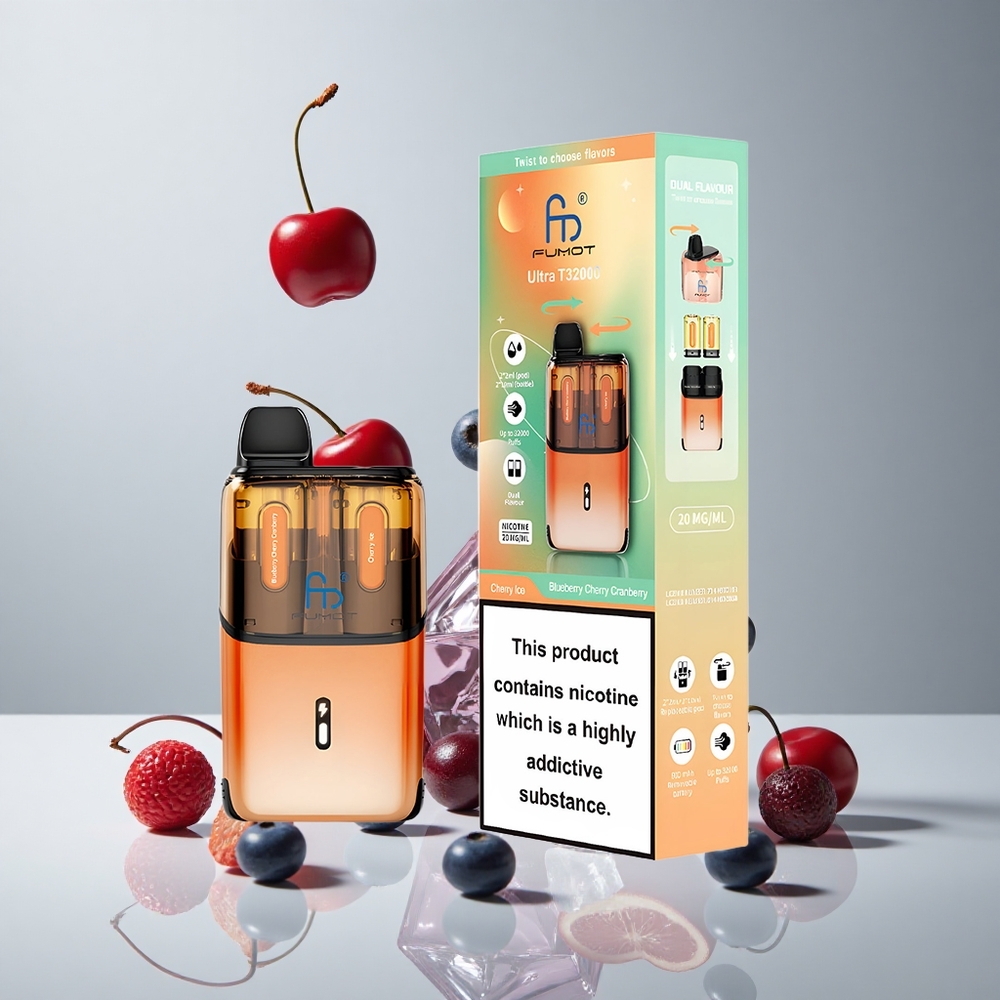 Fumot Ultra T32000 32000 Puffs Arándano Cereza Azul - Cereza Helada 24ml vape wholesale Peru