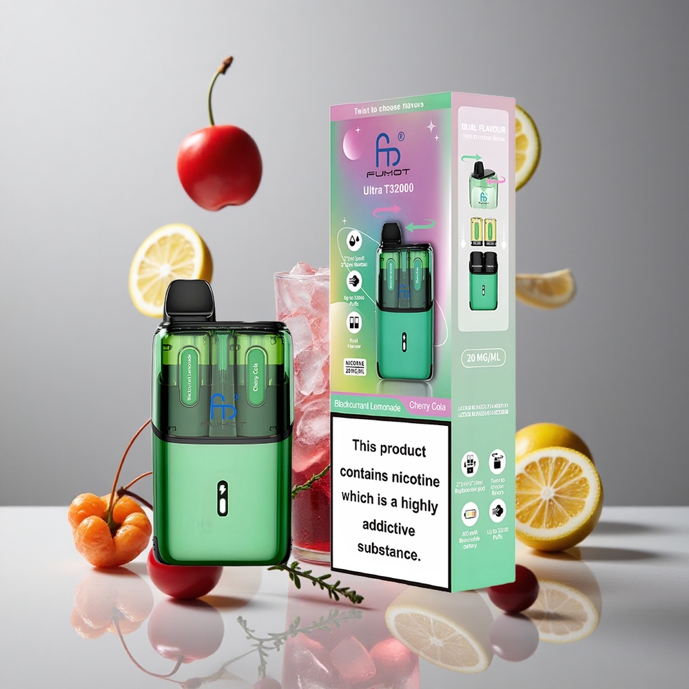 Fumot Ultra T32000 32000 Puffs Blackcurrant Limonada - Cola Cereza 24ml vape wholesale Peru